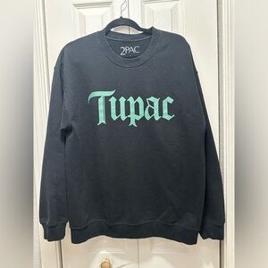 2PAC‎ Black Crewneck Sweater
